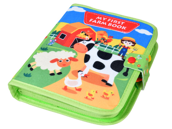 Felt manipulation book FARMA windows Velcro stickers ZA6025