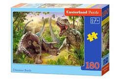 Puzzle 180 el. Dinosaur Battle - dinozaury