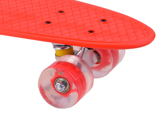 FISZKA skateboard for children with LED light-up wheels up to 50kg SP0715