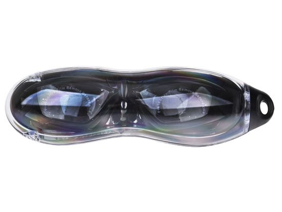 SET UV ANTI-FOG swimming goggles + ear and nose plugs SP0792 CY