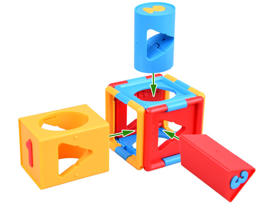 Educational fold-out puzzle cube ZA4539