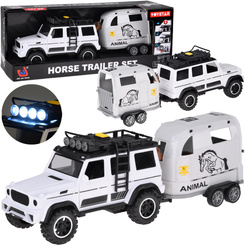 Off-road vehicle with opening trailer, buggy + HORSE Light and sound ZA5912