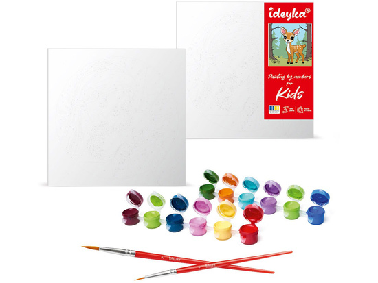 Painting by numbers for kids 25x25cm KHO6193 Magic deer AP0083