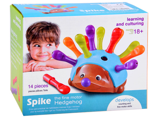 Educational Hedgehog with Colorful Spikes sorter ZA4397