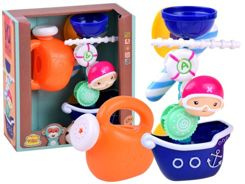 Boat ship bath toy + watering can ZA2979