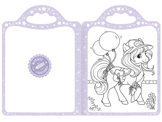 Enchanted crayon. Magic ponies. KS0407