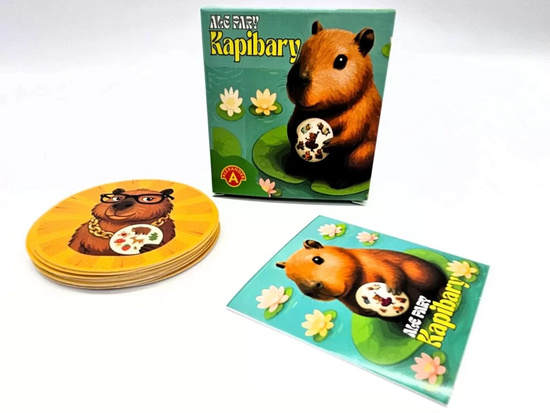 Alexander Card Game - But Pairs of Capybaras - Round Cards GR0791