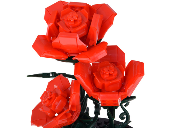 Illuminated ROSE under the dome - flowers, 219 pieces ZA5901