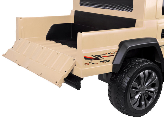 Duże auto  PICKUP na akumulator elektryczne dla dzieci 2os 4x4 paka PA0329