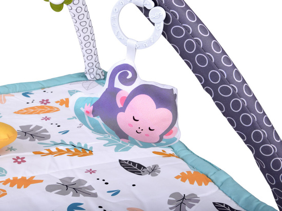 Large Educational Baby Play Mat + Soft Bolster Pillow + Toys ZA5824
