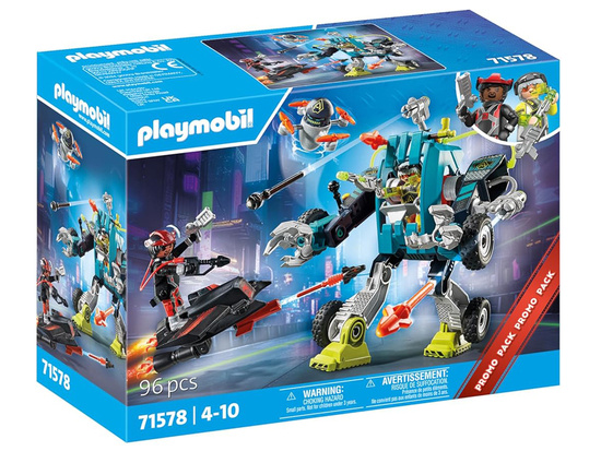 Playmobil 96-piece 71578 Robot vs. Glider ZA5993