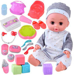 Interactive Doll BOBAS drinks pee says ZA4285