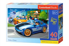Puzzle 40 pieces MAXI Police Chase