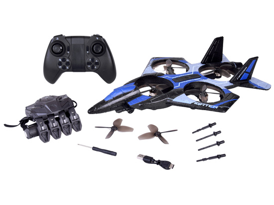 Shooting Drone Combat - Remote Control Glove and RC0750 Remote