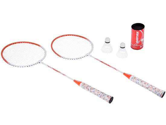 Badminton set in a zipped case Rackets + shuttlecocks SP0819