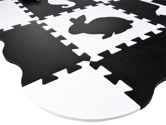 Foam puzzle - contrasting mat for babies ANIMALS ZA4783