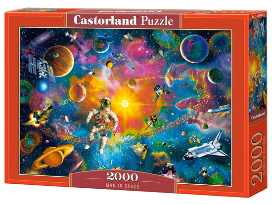 Puzzle 2000 elementów Man in Space kosmos