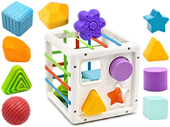 Cube sorter toy for a baby eraser ZA4310