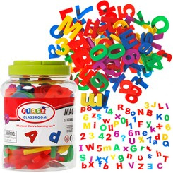 MAGNETIC letters Numbers COLORFUL ALPHABET 80elem. TA0033