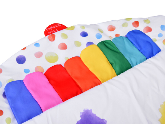 Large Educational Play Mat for Babies with Contrast Cards and Toys ZA5911