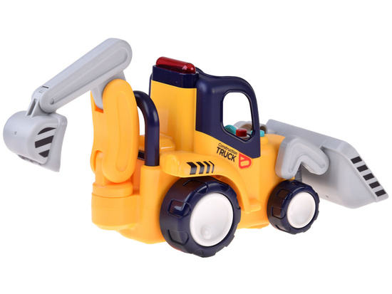 Remote-controlled construction vehicle BULLDOZER-EXCAVATOR Sound + lights ZA5669