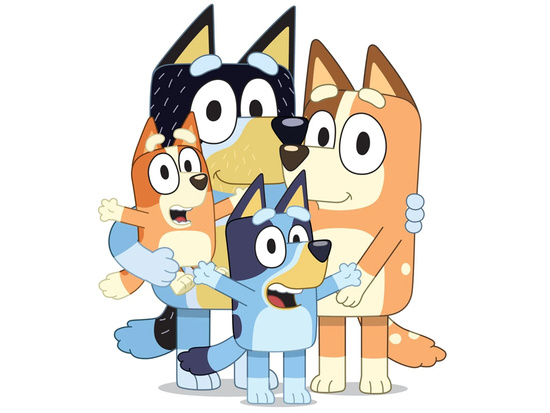 Rebel Dobble Bluey Card Game - Round Playing Cards GR0825