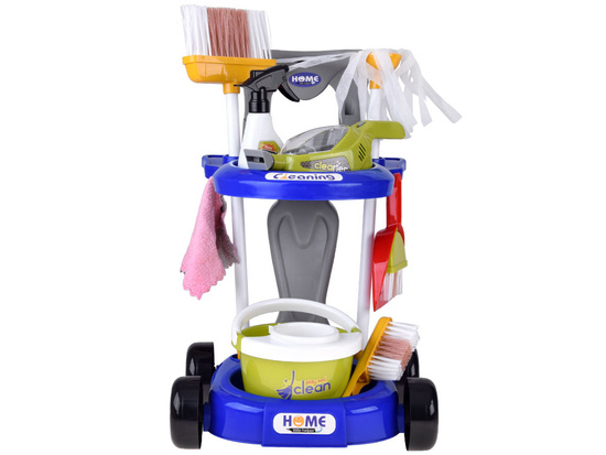Children's cleaning set - trolley with accessories and vacuum cleaner ZA5873