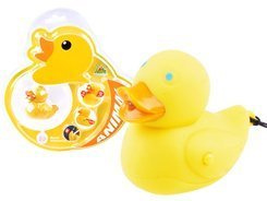 Colorful DUCK keychain - Pendant with light + sound ZA3527