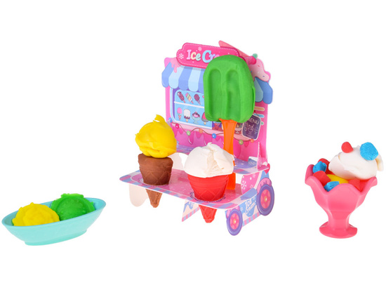 Create a creative dessert! ICE CREAM SHOP modeling clay + accessories ZA5711