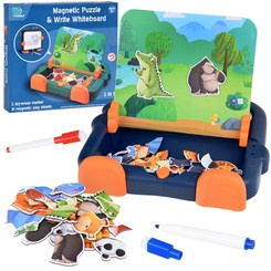 Magnetic board 2in1 magnetic puzzle animal drawing board ZA5157