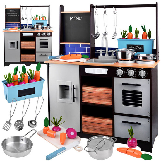Loft Wooden children's kitchen refrigerator ZA4129