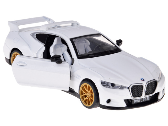 Metal Sports Car BMW 3.0 CSL 1:34 with Sound and Light Effects ZA5948