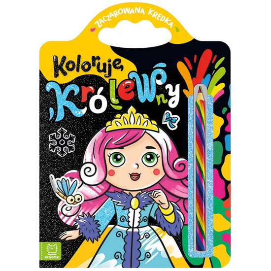 Aksjomat Koloruję królewny. Zaczarowana kredka naklejki KS0921