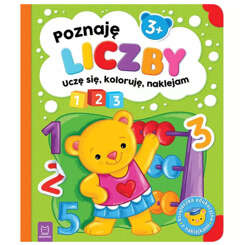 Aksjomat Poznaję liczby. Uczę się, koloruję, naklejam. 3+ KS0976
