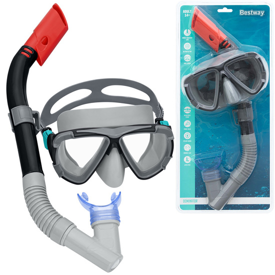 Bestway Mask with snorkel for swimming BLACK +14 24029