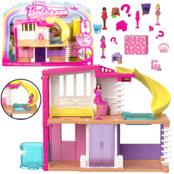 Mattel Mini BarbieLand Dollhouse + Doll and Pet + Accessories ZA6039 A