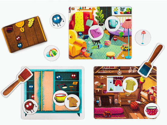 Kapitan Nauka Gra edukacyjna Szalone porządki 3-6 lat GR0710