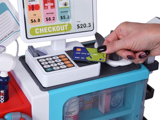 Small doctor large health center clinic pharmacy doctor hospital ZA6010