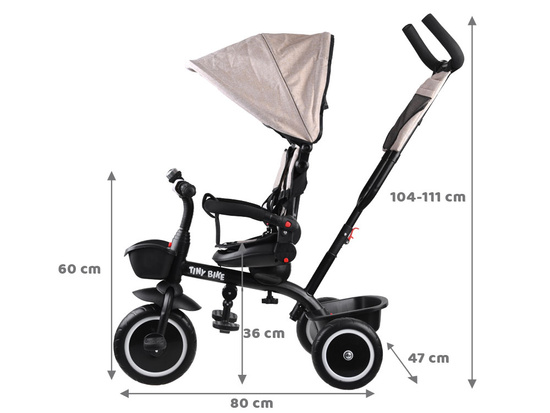 Tiny Bike 3in1 tricycle with a visor SP0650