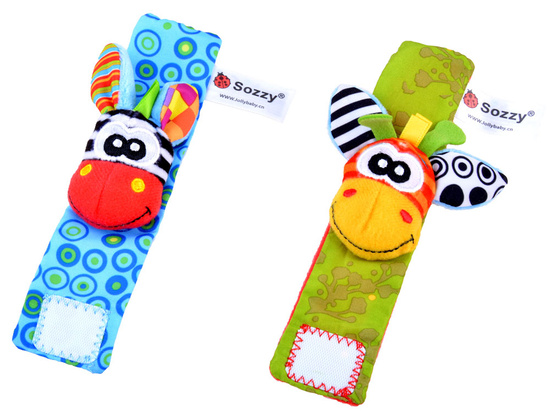 Socks + rattle bands set 4 pcs ZA3304Z