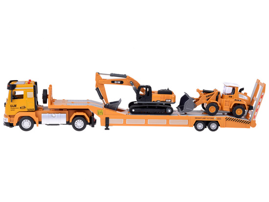 Truck Tow Truck Excavator and Bulldozer Set with the sound of a Little Builder ZA5008