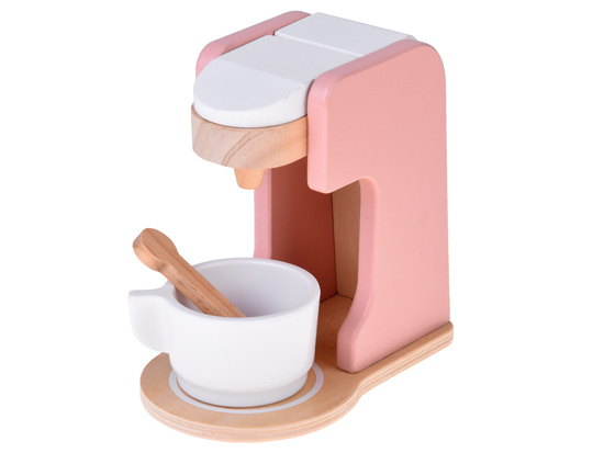 Wooden Set Toaster Coffee Machine Mixer + Accessories – Small Pretend Play Appliances ZA5929