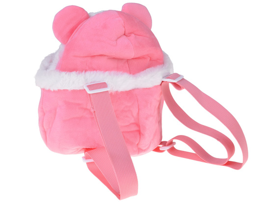 A soft CAT with a heartbeat effect and bendable paws in a ZA5593 backpack