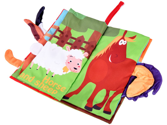 Soft colored book animals Farm ZA4185
