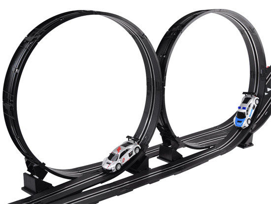 Electric car rally racing track 2 cars AUDI route 8m RC0620