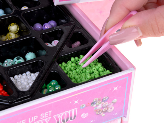 Foldable jewelry box beads DIY hair ornaments ZA5732