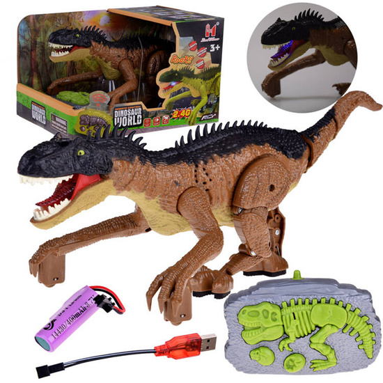 Brown Dinosaur prehistoric remote-controlled toy RC0632