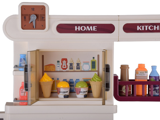 interactive brown kitchen for children + effects: light and sound pair ZA5766