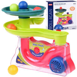 Ball track with music and moving balls ZA5028