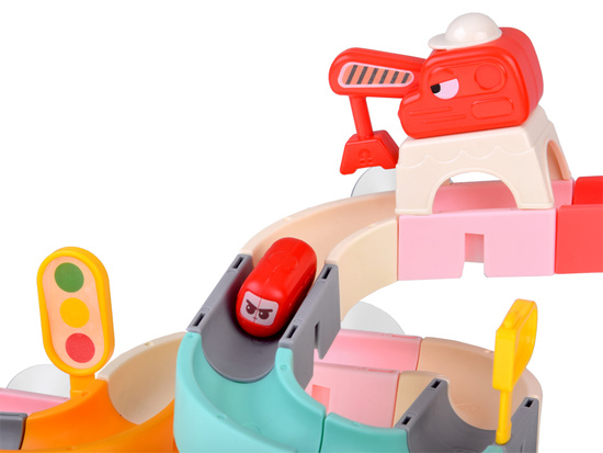 Bath toy slide track for water cars 37pcs ZA5926